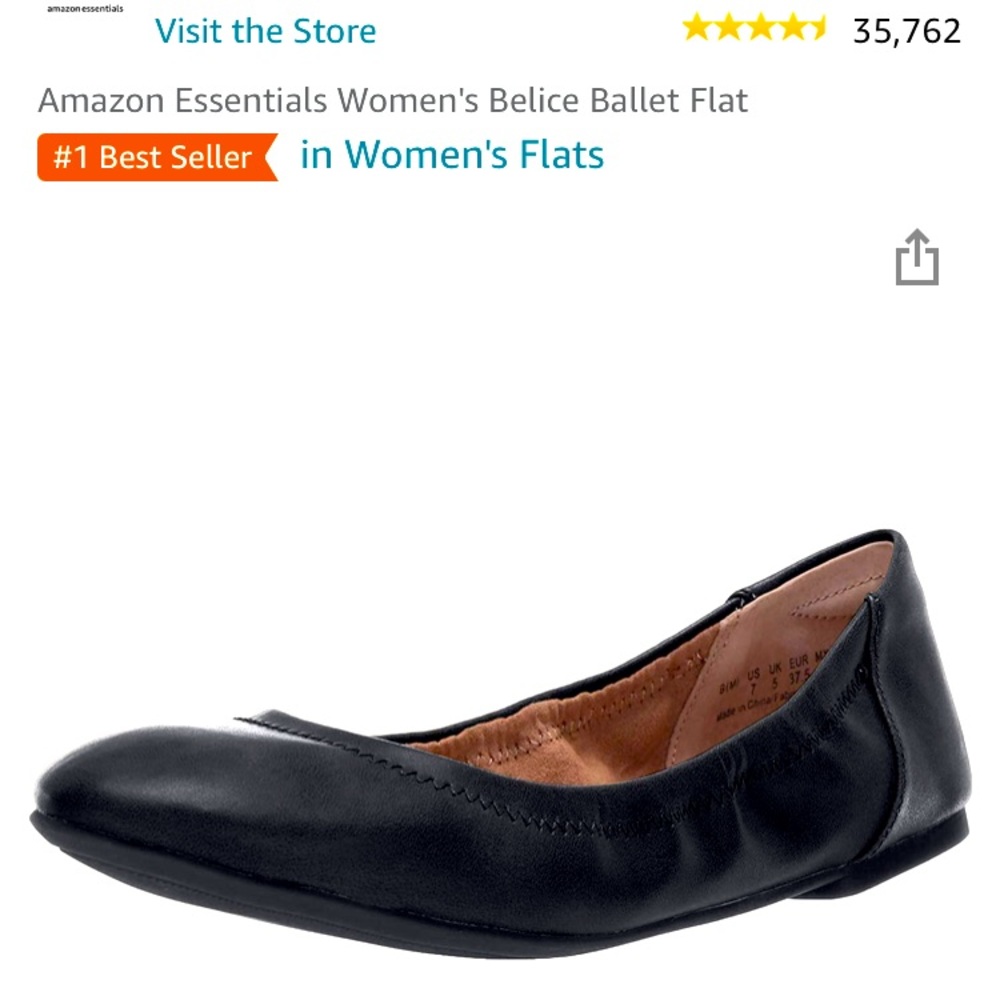 Women’s black flats